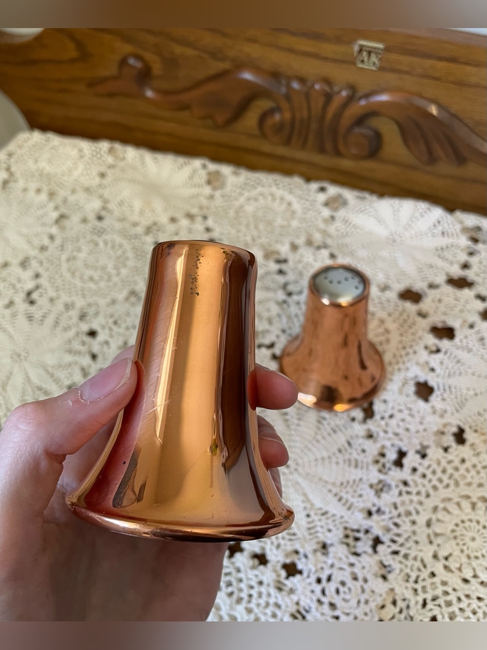 Coppercraft Guild Copper Salt & Pepper Shakers - Picture 9 of 11